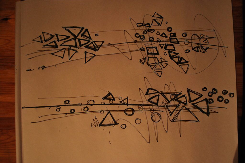 abstract shape development